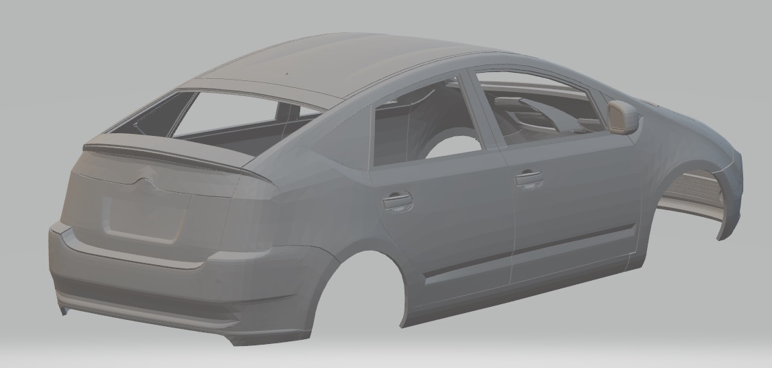 STL file Toyota Prius Printable Body Car・3D printing template to download・Cults